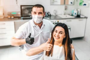 happy patient with doctor dental clinic Blog